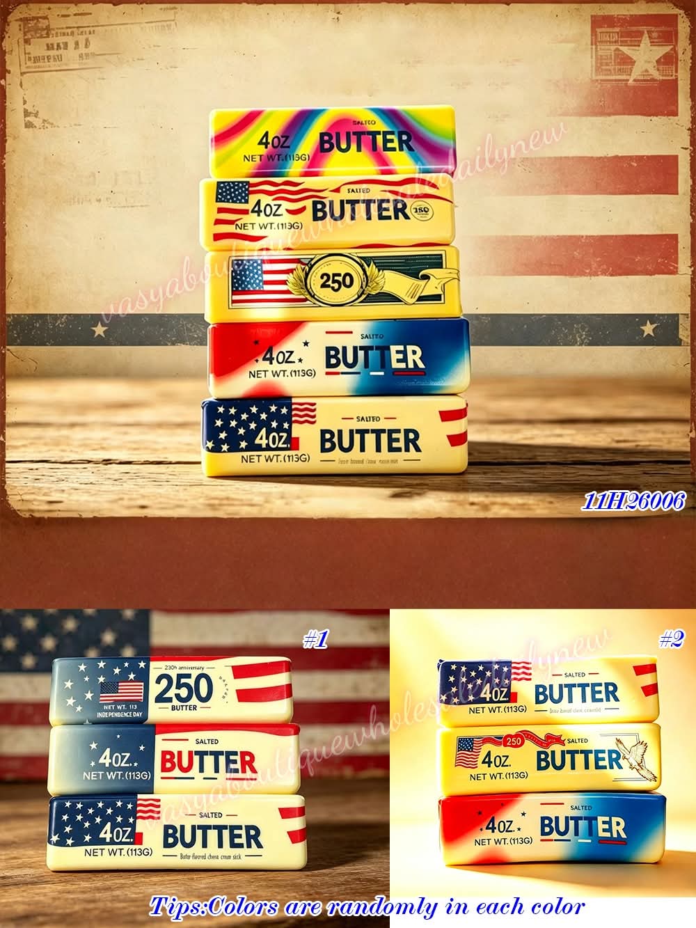 Patriotic Butter Squishy