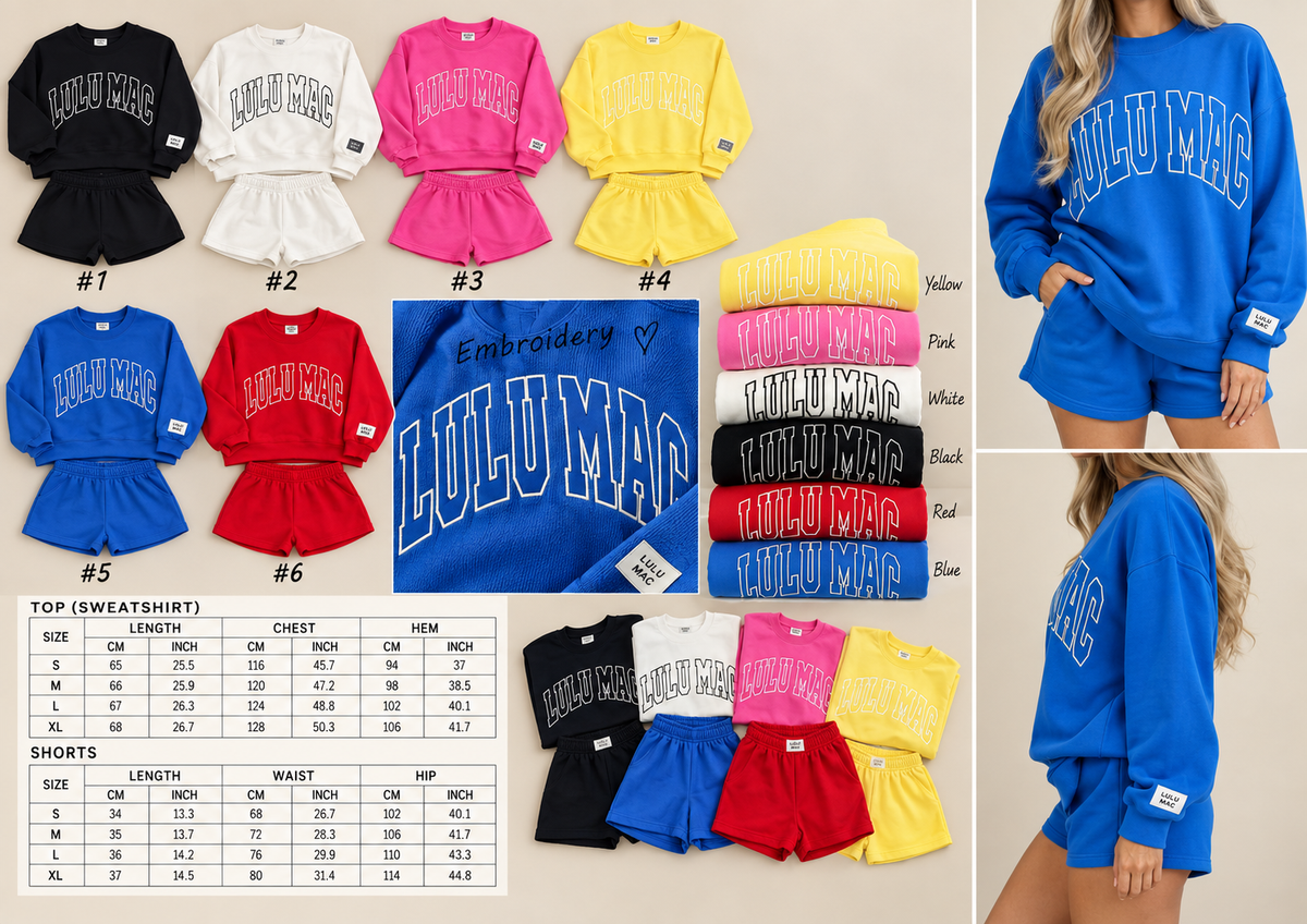 π Lulu Mac Varsity Lounge Set