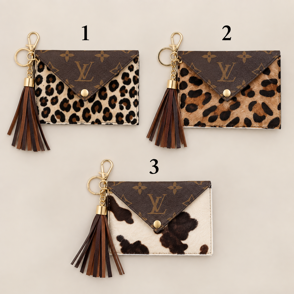 π€ Wild Luxe Monogram Coin Pouch