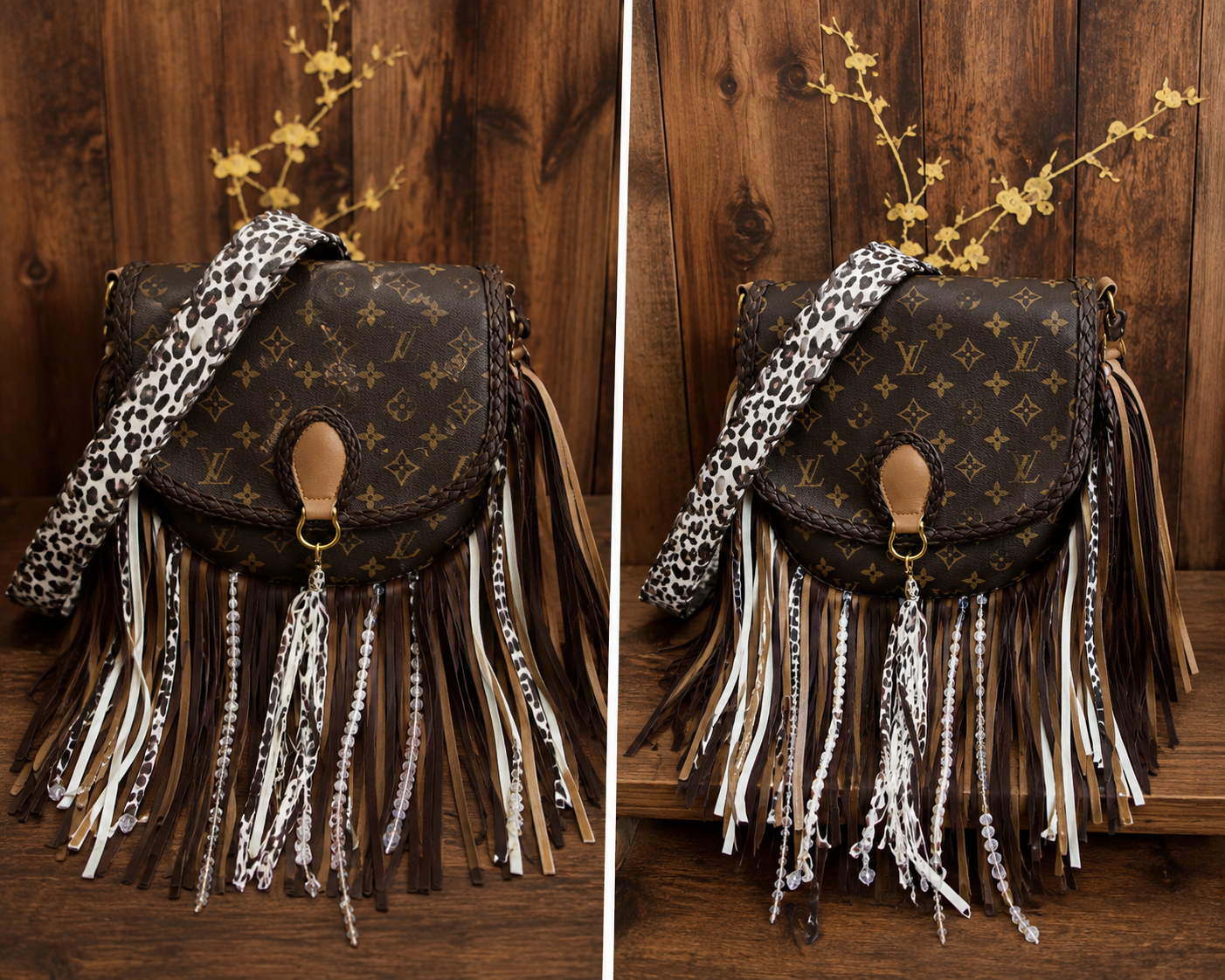 π€ The Leopard Outlaw Luxe Fringe Crossbody