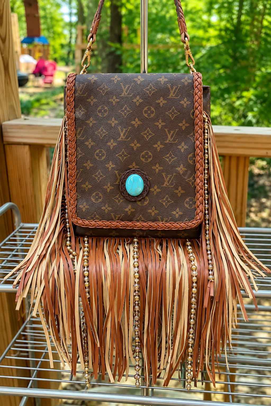 π€ Turquoise Trail Fringe Crossbody