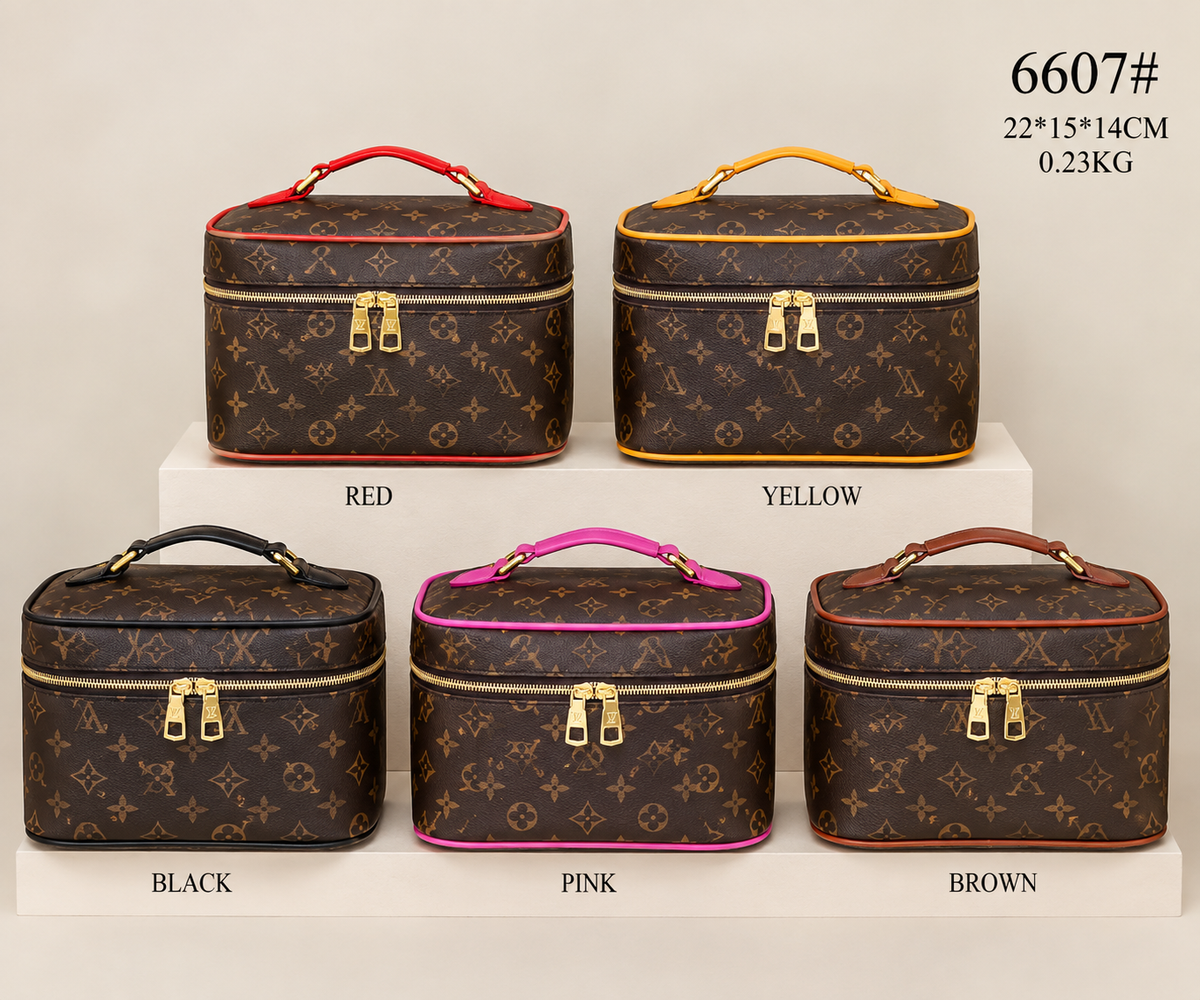 💄 Luxe Monogram Beauty Case