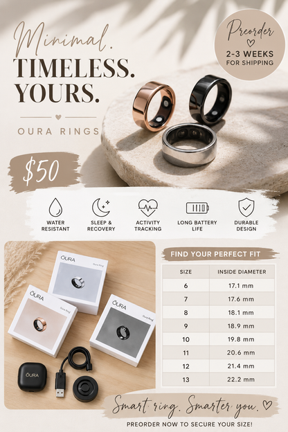 ✨ The Oura Wellness Ring