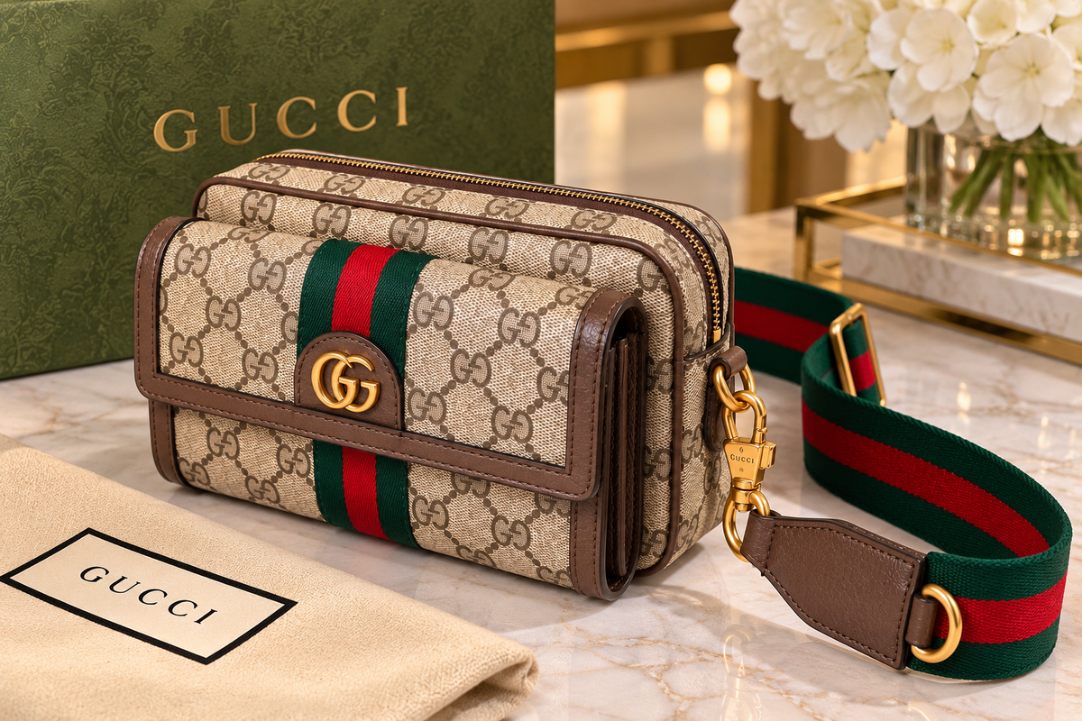 ❤️ Gucci Ophidia Monogram Crossbody