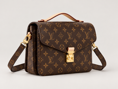 🤎 LV Monogram Lock Satchel