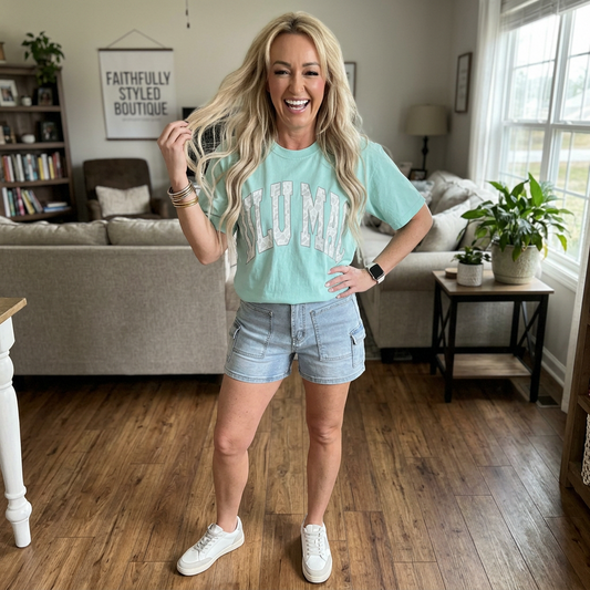 Lulu Mac Camo- Chalky Mint