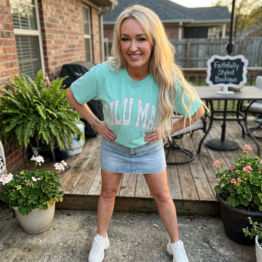 Lulu Mac Camo- Chalky Mint