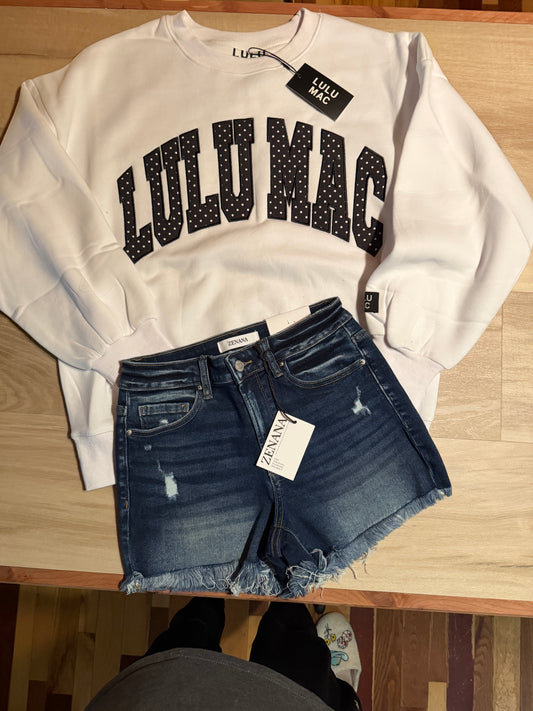 Lulu Mac Polka Dot Sweatshirt