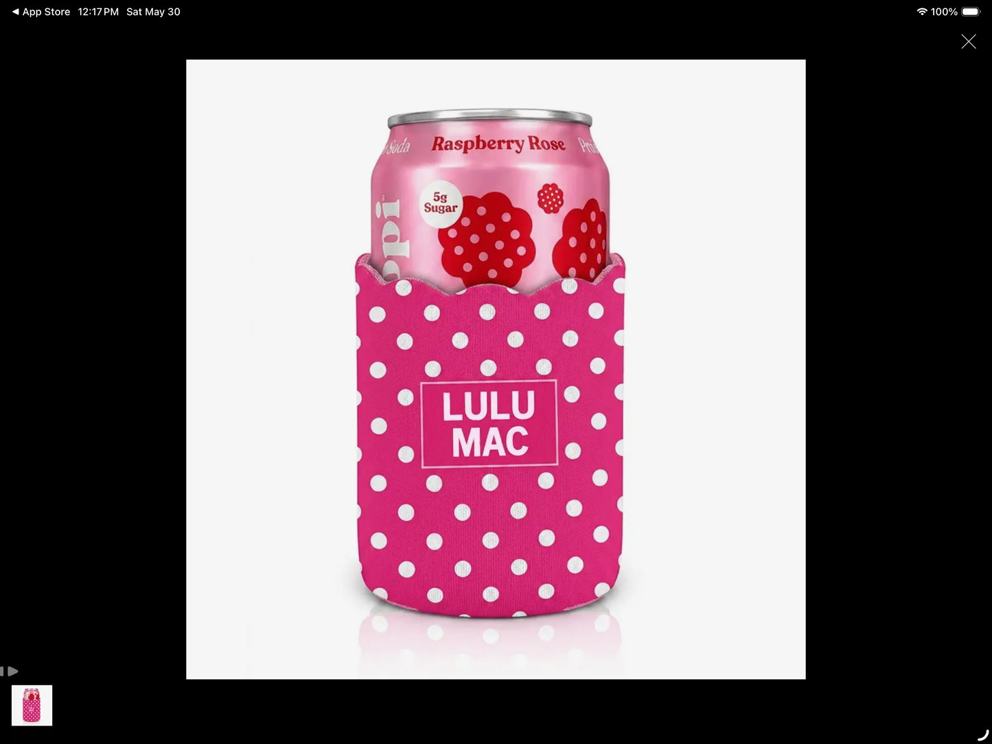 Lulu Mac Polka Dot Koozie