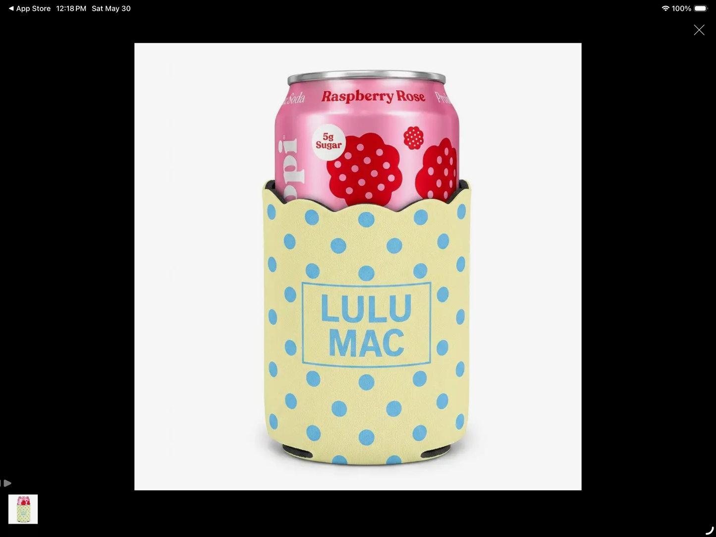 Lulu Mac Polka Dot Koozie