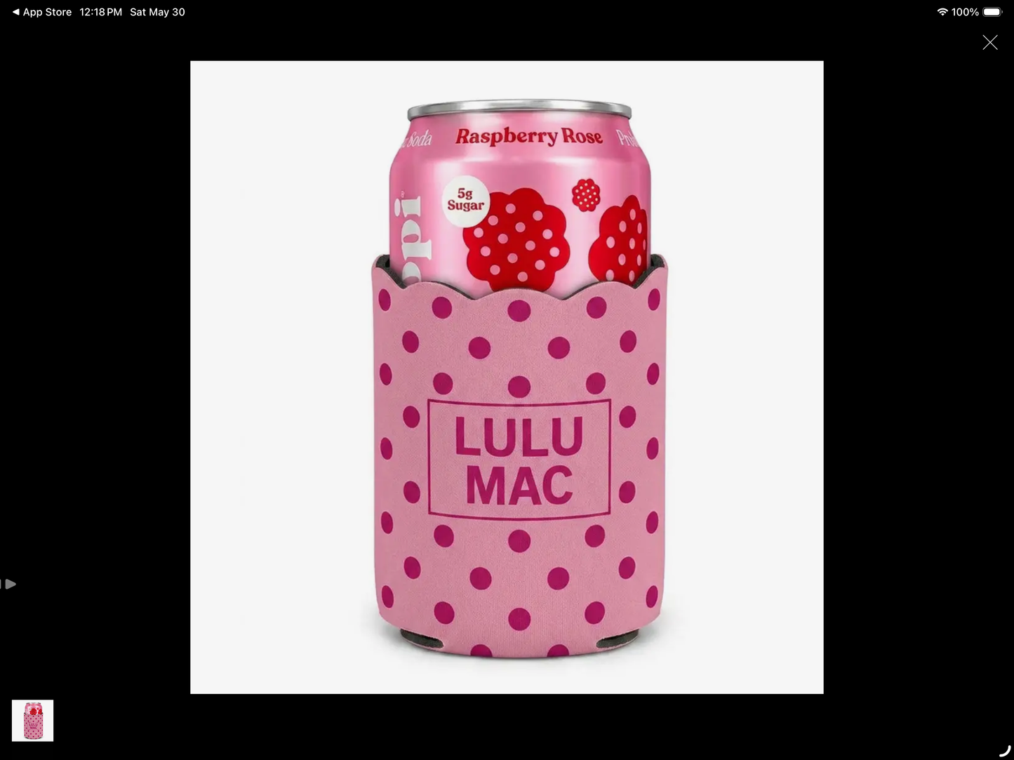 Lulu Mac Polka Dot Koozie