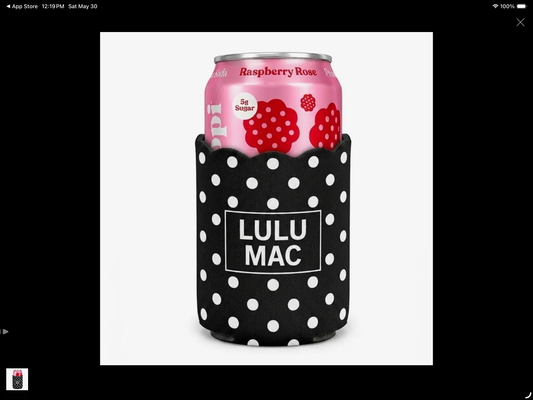 Lulu Mac Polka Dot Koozie