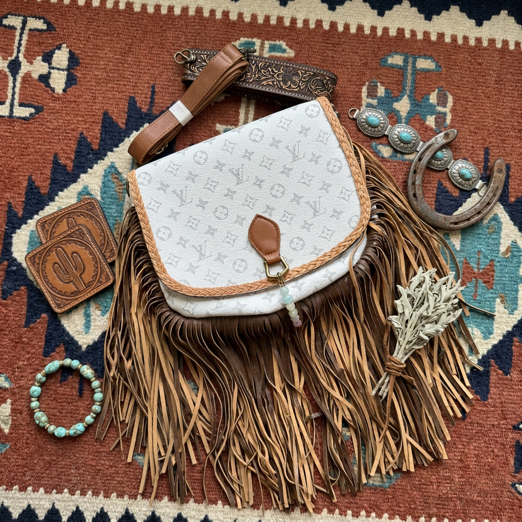 🤎 The Western Luxe Fringe Bag