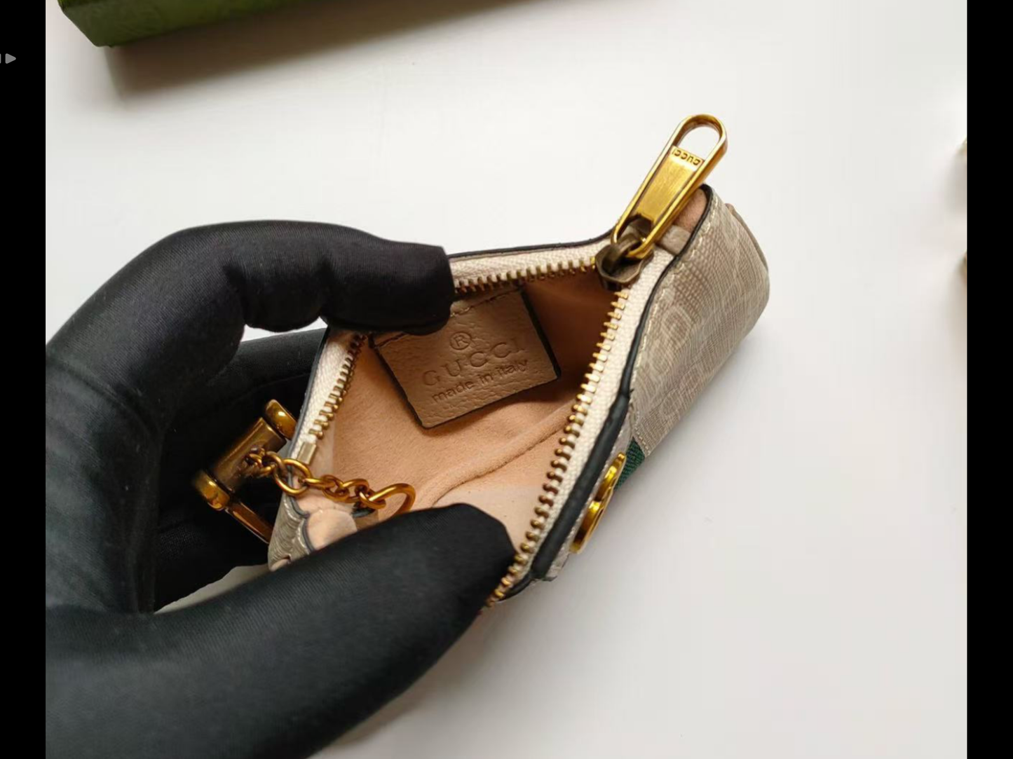 Gucci Ophidia GG Keychain Card Holder