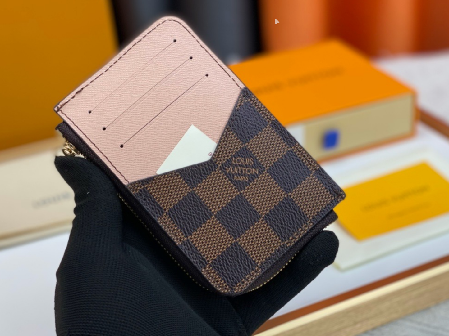 ✨ LV-Inspired Wallet Keychain ✨