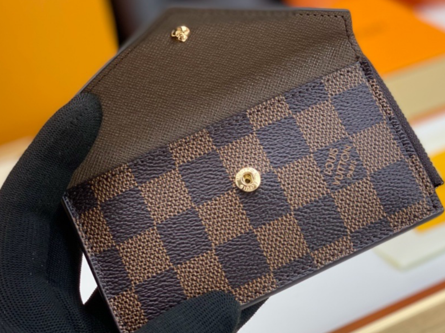 ✨ LV-Inspired Wallet Keychain ✨