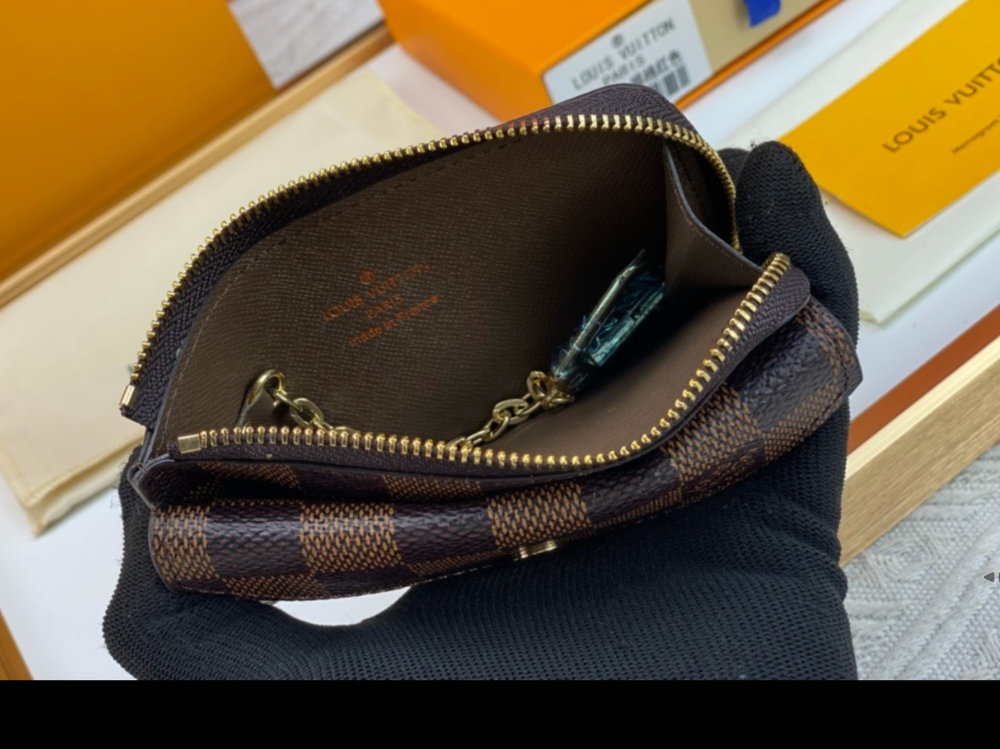 ✨ LV-Inspired Wallet Keychain ✨