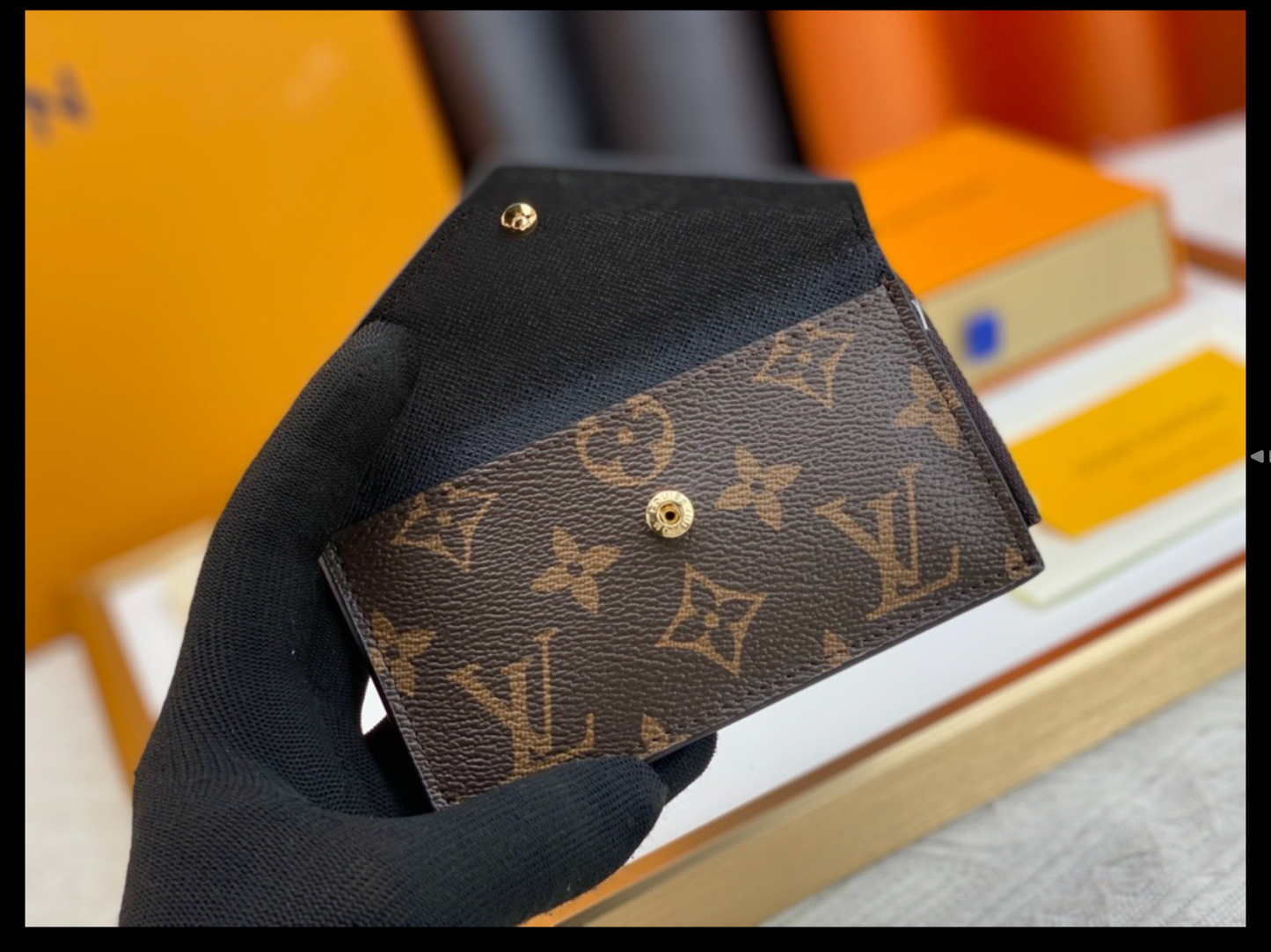 ✨ LV-Inspired Wallet Keychain ✨