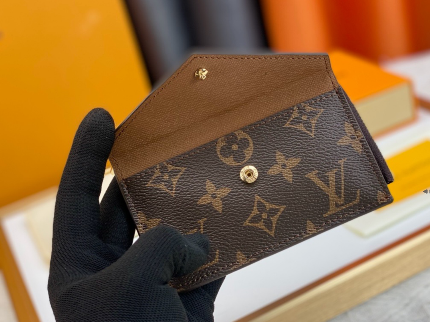 ✨ LV-Inspired Wallet Keychain ✨