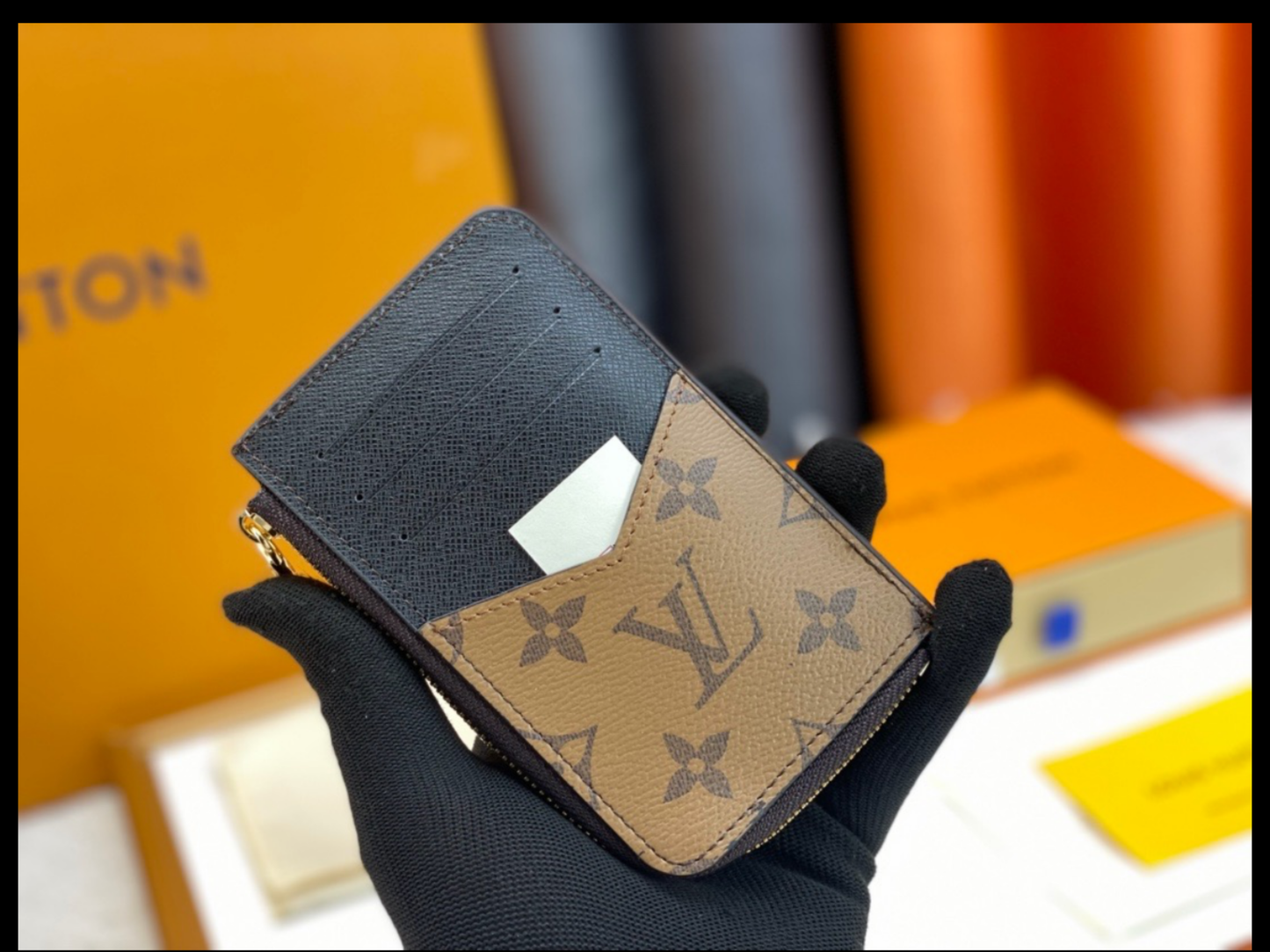 ✨ LV-Inspired Wallet Keychain ✨