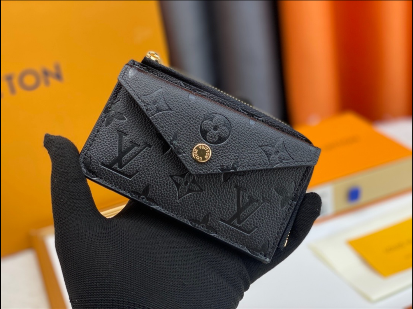 ✨ LV-Inspired Wallet Keychain ✨