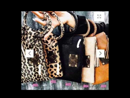 🤎🐆 THE WILD SIDE WRISTLET WALLET 🐆🤎