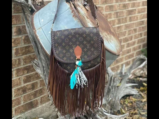 🤎🩵 THE TURQUOISE TRAILS FRINGE CROSSBODY 🩵🤎