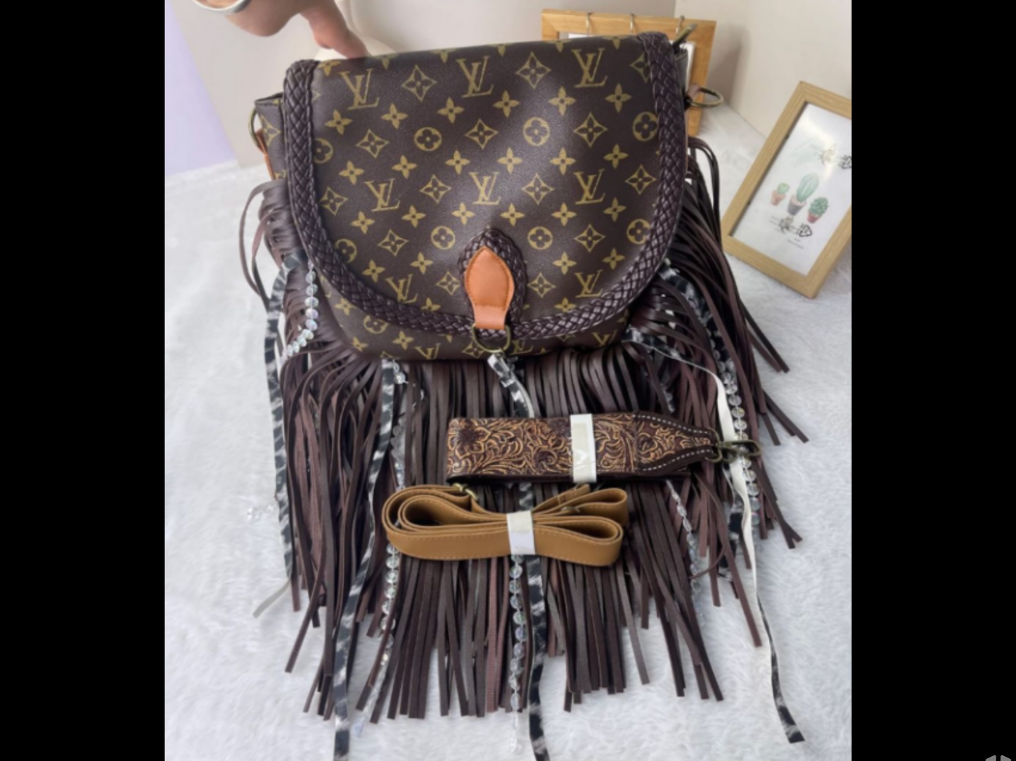 🤎✨ THE BOHO BELLE FRINGE BACKPACK ✨🤎