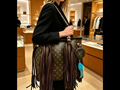 Western Fringe Statement Tote