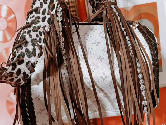 🤎🐆 THE WILD & WESTERN FRINGE TOTE 🐆🤎